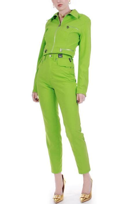 lime green versace jacket|Versace coats for women.